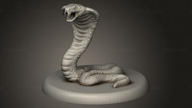 Animal figurines (Beast Snake, STKJ_4134) 3D models for cnc