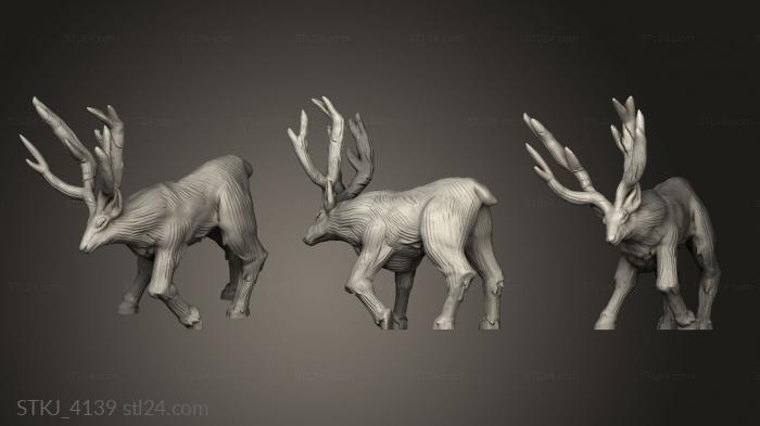 Animal figurines (STKJ_4139) 3D models for cnc