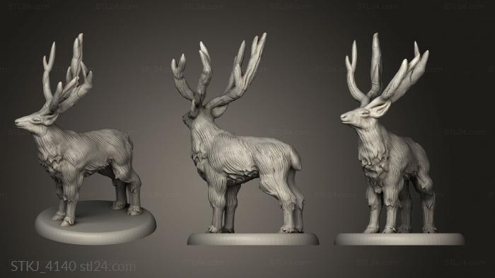 Animal figurines (STKJ_4140) 3D models for cnc