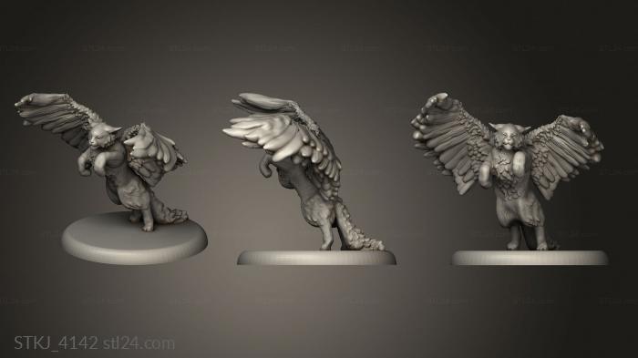 Animal figurines (STKJ_4142) 3D models for cnc
