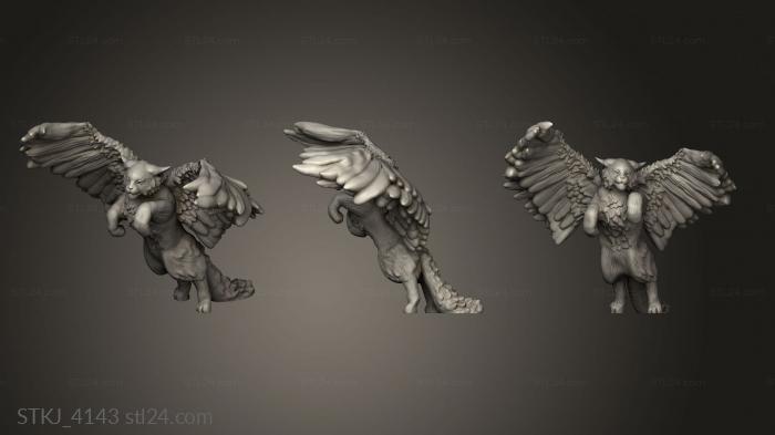 Animal figurines (STKJ_4143) 3D models for cnc