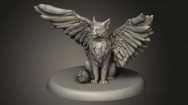 Animal figurines (Beast Tressa, STKJ_4144) 3D models for cnc