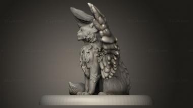 Animal figurines (Beast Tressa, STKJ_4144) 3D models for cnc