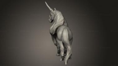 Animal figurines (Beast Unicorn, STKJ_4146) 3D models for cnc