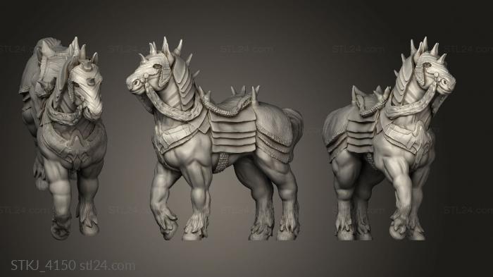 Animal figurines (STKJ_4150) 3D models for cnc