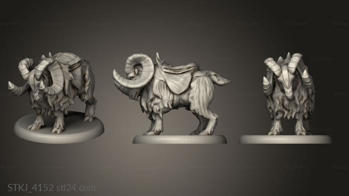 Animal figurines (STKJ_4152) 3D models for cnc
