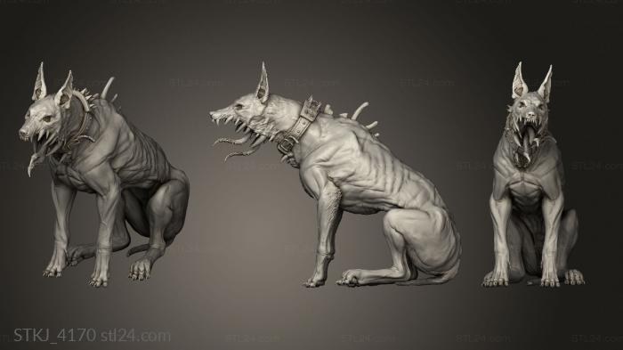 Animal figurines (STKJ_4170) 3D models for cnc