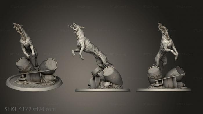 Animal figurines (STKJ_4172) 3D models for cnc