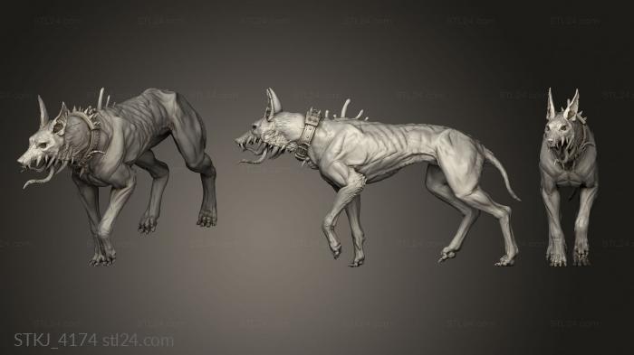 Animal figurines (STKJ_4174) 3D models for cnc