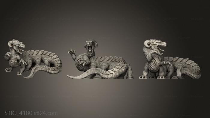Animal figurines (STKJ_4180) 3D models for cnc