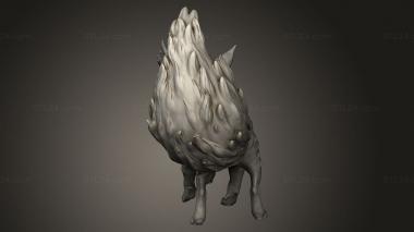 Animal figurines (Five Metamorph Mystic, STKJ_4191) 3D models for cnc