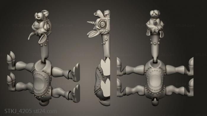 Animal figurines (STKJ_4205) 3D models for cnc