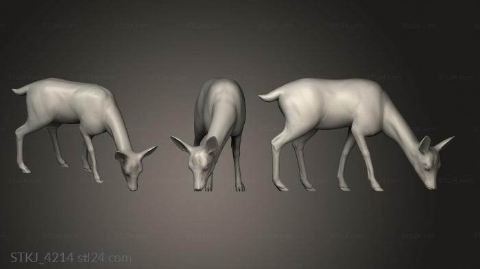 Animal figurines (STKJ_4214) 3D models for cnc