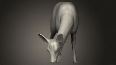 Animal figurines (Forest Deer, STKJ_4214) 3D models for cnc