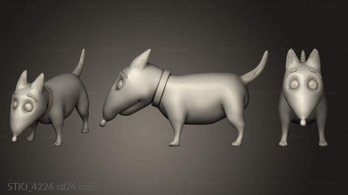 Статуэтки животных (STKJ_4226) 3D модель для ЧПУ станка