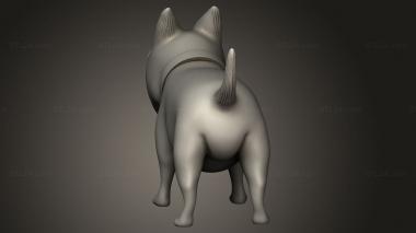 Animal figurines (Frankenweenie Sparky, STKJ_4226) 3D models for cnc