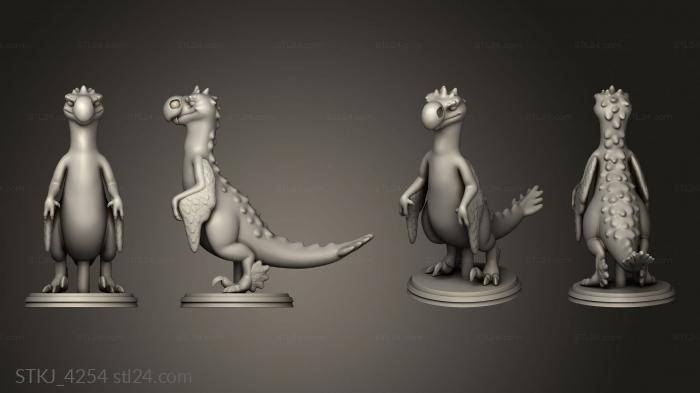 Animal figurines (Gavin, STKJ_4254) 3D models for cnc