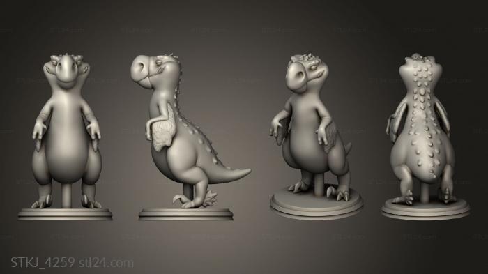 Animal figurines (Gentile, STKJ_4259) 3D models for cnc