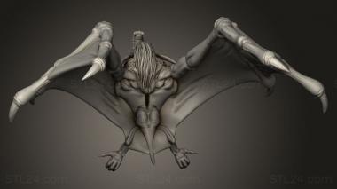 Animal figurines (Giant Bats Giant Bat, STKJ_4261) 3D models for cnc