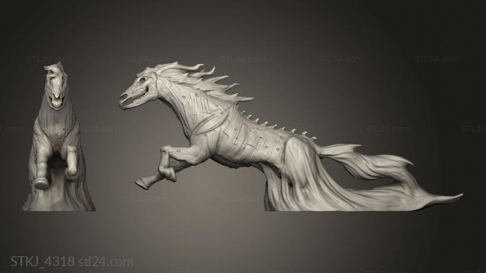 Animal figurines (Bloodborne Chargers, STKJ_4318) 3D models for cnc