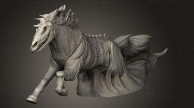 Animal figurines (Bloodborne Chargers, STKJ_4318) 3D models for cnc