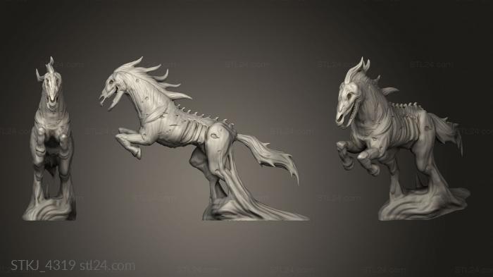 Animal figurines (Bloodborne Chargers, STKJ_4319) 3D models for cnc