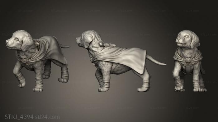 Animal figurines (Hecks Hexblade Bone Back, STKJ_4394) 3D models for cnc