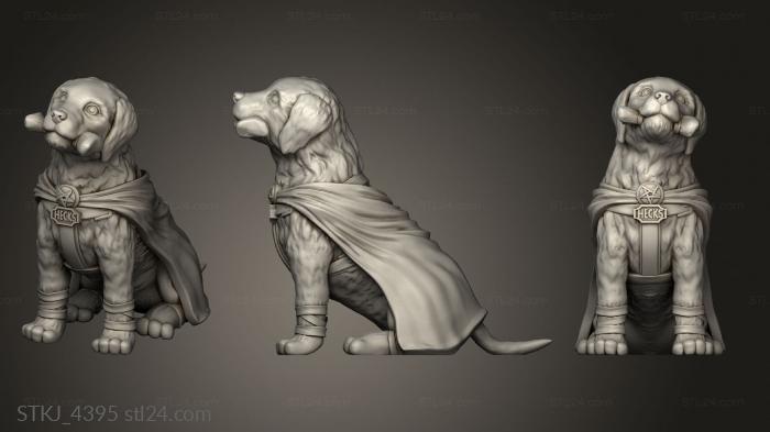 Animal figurines (Hecks Hexblade Bone Mouth, STKJ_4395) 3D models for cnc