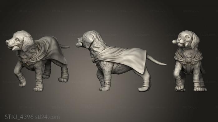 Animal figurines (Hecks Hexblade Bone Mouth, STKJ_4396) 3D models for cnc