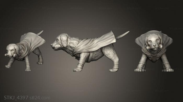 Animal figurines (Hecks Hexblade Bone, STKJ_4397) 3D models for cnc