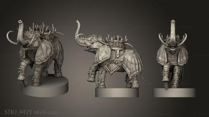 Animal figurines (Horadrim elite, STKJ_4421) 3D models for cnc
