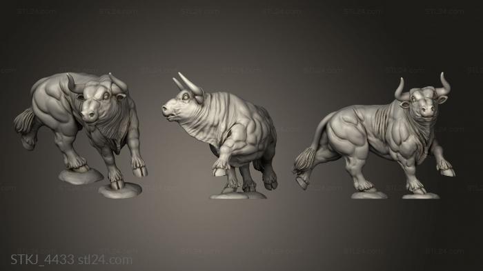 Animal figurines (Hound, STKJ_4433) 3D models for cnc