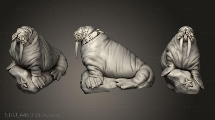 Animal figurines (Hunter Morse, STKJ_4453) 3D models for cnc