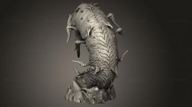 Animal figurines (Infestation Earth Tremor, STKJ_4475) 3D models for cnc