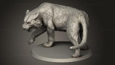 Animal figurines (Into the dead Companion Sabreout, STKJ_4482) 3D models for cnc