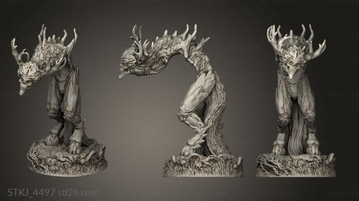 Animal figurines (Ivings Living Tall, STKJ_4497) 3D models for cnc