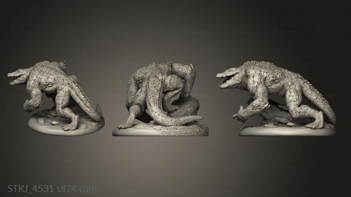 Animal figurines (JUNIO Empire Sands Sobesksen, STKJ_4531) 3D models for cnc