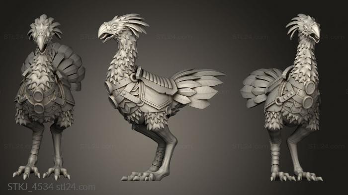 Animal figurines (Kenko kenko mount, STKJ_4534) 3D models for cnc