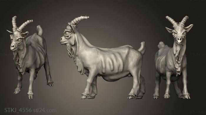 Animal figurines (knucklebones gregor, STKJ_4556) 3D models for cnc
