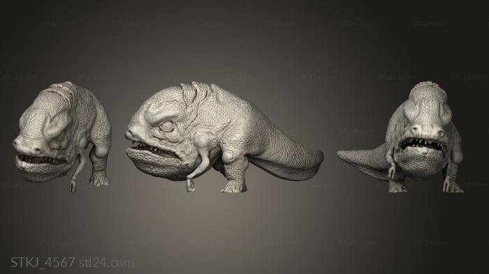 Animal figurines (Kuil Blurred blurry, STKJ_4567) 3D models for cnc