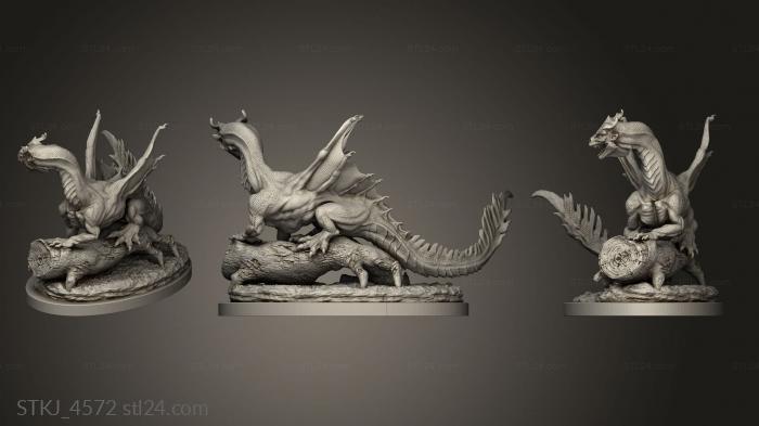 Animal figurines (leg, STKJ_4572) 3D models for cnc
