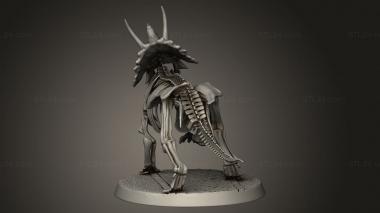 Animal figurines (Skellymancer and his Familiar, STKJ_4588) 3D models for cnc