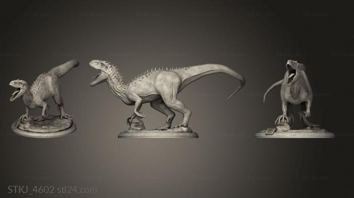 Animal figurines (Foot, STKJ_4602) 3D models for cnc