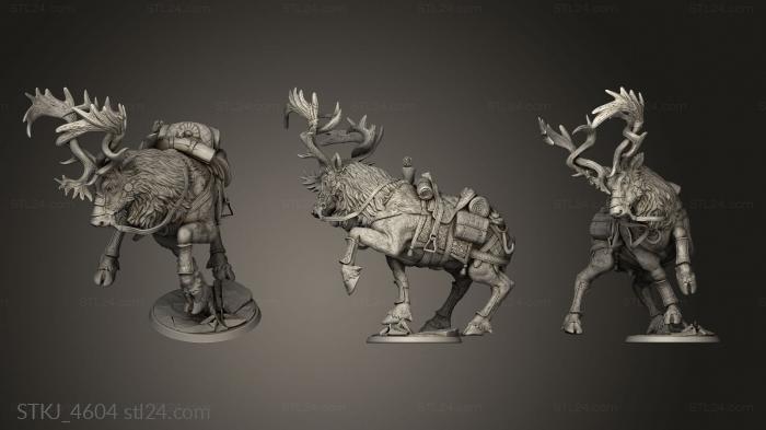 Animal figurines (Light in the shadow Rulph, STKJ_4604) 3D models for cnc
