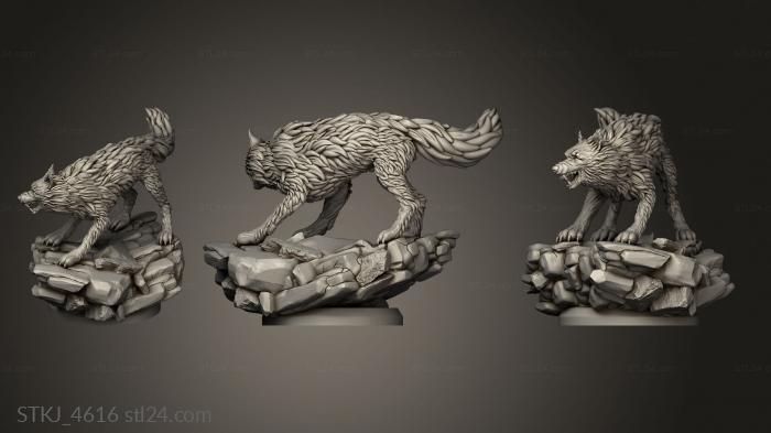 Animal figurines (lobar, STKJ_4616) 3D models for cnc