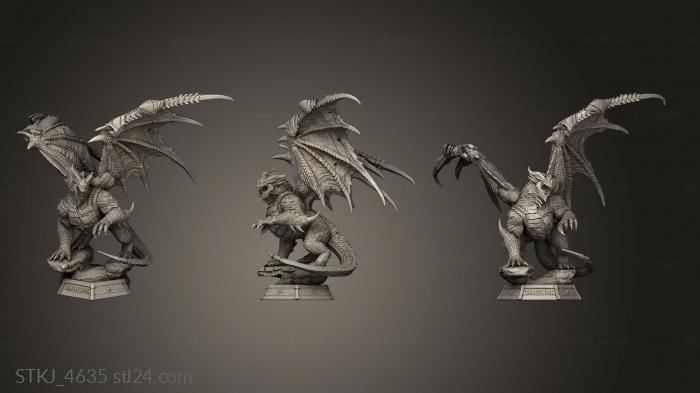 Animal figurines (Luftmensch Deathwing, STKJ_4635) 3D models for cnc