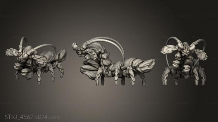 Animal figurines (Mantis Shrimp, STKJ_4662) 3D models for cnc