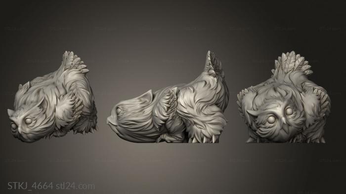 Animal figurines (Manuel Boria CUBROLL Sniffin Cub, STKJ_4664) 3D models for cnc
