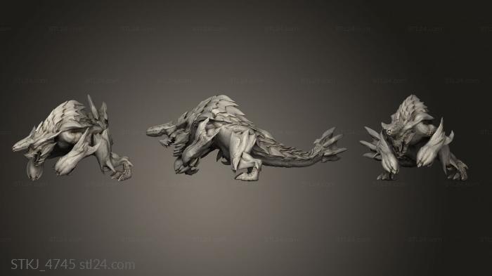 Animal figurines (Monster Brachydios MHW RES, STKJ_4745) 3D models for cnc