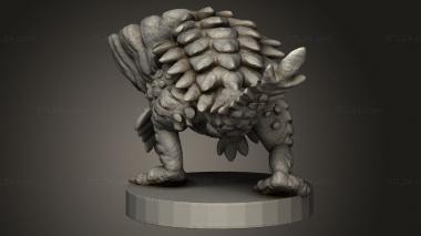 Animal figurines (Monster Jagras, STKJ_4754) 3D models for cnc